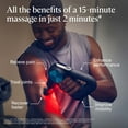thumbnail image 5 of Therabody Theragun PRO Plus - 6-in-1 Deep Tissue Percussion Massage Gun, Handheld Personal Massager for Full Body Pain Relief & Muscle Tension with Biometric Breathwork, Vibration & Heated Attachment, 5 of 12