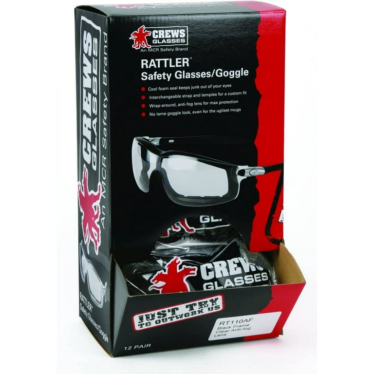 Rattler safety best sale glasses