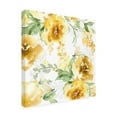 thumbnail image 4 of Canvas Wall Art - Jean Plout 'Yellow Floral Bouquet B' Wall Art for Living Room, Bedroom, or Office Décor by Trademark Fine Art - 24 x 24 Inches, 4 of 4
