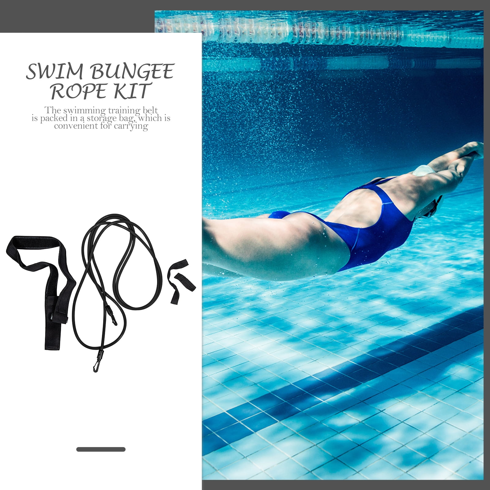 Swimming Pool Bungee Cord Supplies Static Equipment Rope Elastic Band