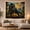 Blue T Rex, variant on Blue Tyrannosaurus Rex in Volcanic Jungle Sunset, Dramatic Fantasy Art for Kids, Epic Prehistoric Wall Decor, Birthday Gift, Tapestry Wall Hanging for Bedroom and Gaming Room