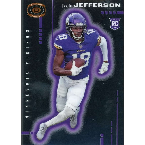NFL 2020 Dynagon Chronicles   Justin Jefferson Trading Card D-9 (Rookie) (Panini)