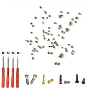 Screws Full Set Replacement for iPhone 8 with 6 Bottom Pentalobe Screws and 4 Screwdrivers