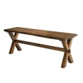 thumbnail image 3 of Topline Home Furnishings Rustic Wooden 6pc Dining Set, 3 of 5