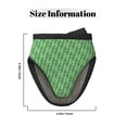 thumbnail image 4 of Abstract green geometric pattern Oven Mitts Heat Resistant - Soft Lining Silicone Mini Oven Mitts with HangingLoop, Kitchen Oven Gloves Heat Resistant 500℉ for Cooking Baking Microwave, 4 of 7