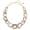 WHITE, variant on Statement Chunky Acrylic Chain Link Choker Necklace Fashion Women Collar Necklaces Acrylic Resin Chain Necklace(N0097-White)
