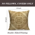 thumbnail image 2 of LALILO Throw Pillow Covers Damask Antique Arabesque Arabic Baroque Cushion Cover 18" x 18", 2 Pack, 2 of 6