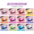 thumbnail image 4 of QiBest sombra de ojos líquida con brillo, 15 colores, resistente al agua, brillo duradero, metálico, fácil de maquillar, profesional, 4 of 5