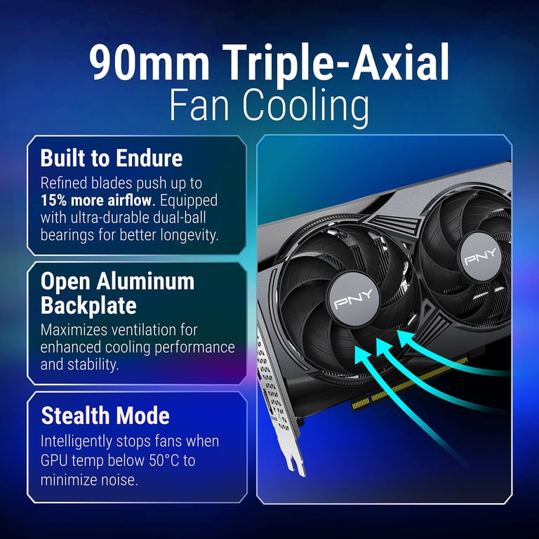 PNY NVIDIA GeForce RTX™ 5060 Epic-X™ ARGB OC Triple Fan, Graphics