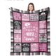thumbnail image 1 of LHSHID Mom Blanket Gift for Mom for Mothers Day from Daughter Mom Gift from Son Best Mom Ever Pink Blanket for Sofa Bed Birthday for Mother from Son Daughter 60x80in, 1 of 6