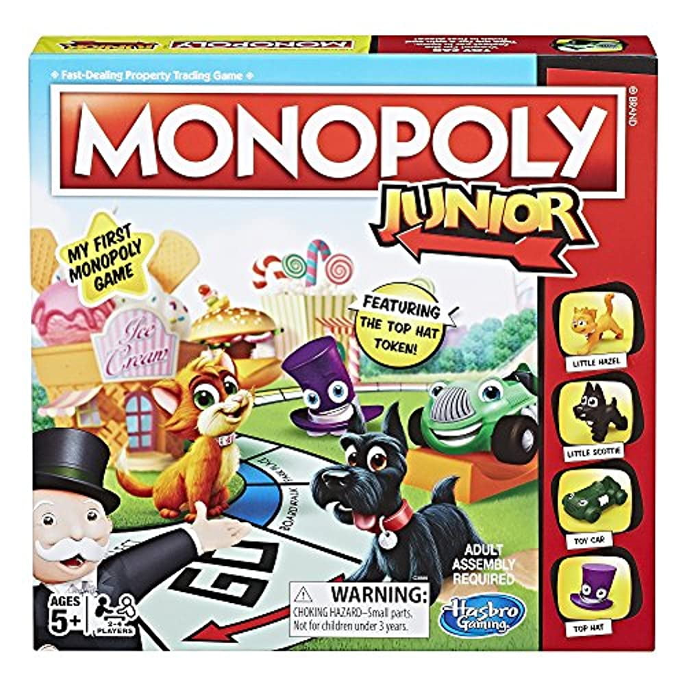 Hasbro Monopoly Junior Board Game, Ages 5 and up