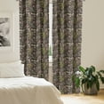 thumbnail image 2 of Ambesonne Botanical Window Curtains, Forest Foliage Blossoming, Each 28" W x 84" L, Pale Pink and Brown, 2 of 4