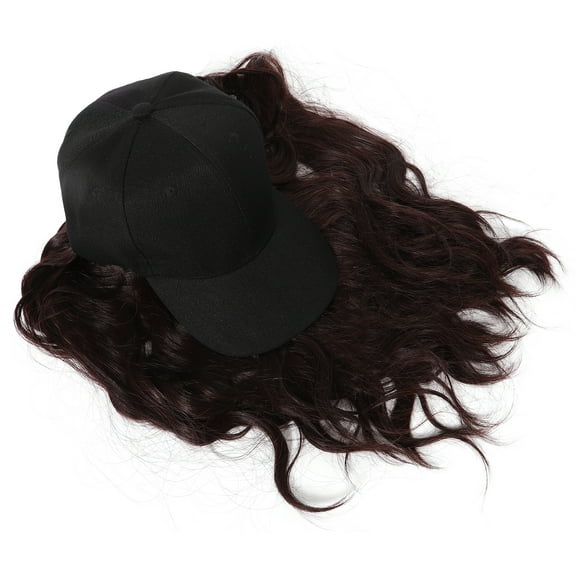 FRCOLOR  Beanie Hat for Men Hats with Hair Attached Women Wig Cap Man Dad