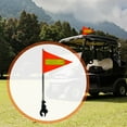 thumbnail image 4 of GARENDE Golf Cart Flag Pole Kit Adjustable Height Bikes Club Flag Holder Accessories Round Top 20x30cm, 4 of 6