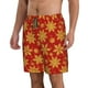 thumbnail image 2 of Balery Christmas With Gold Snowflakes Traje de Baño Estilo Hawaiano para Hombre, Shorts de Secado Rápido con Bolsillos-3X-Large, 2 of 6