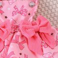 thumbnail image 3 of CAUYDY Little Baby Girl Clothing Newborn Ruffle Sleeve Romper Cute Sets 0 3 6 9 12 18 Months Toddler Photography Outfits Kids Suit Shower Christmas Gift Hot Pink Sizes 6-12 Months, 3 of 5