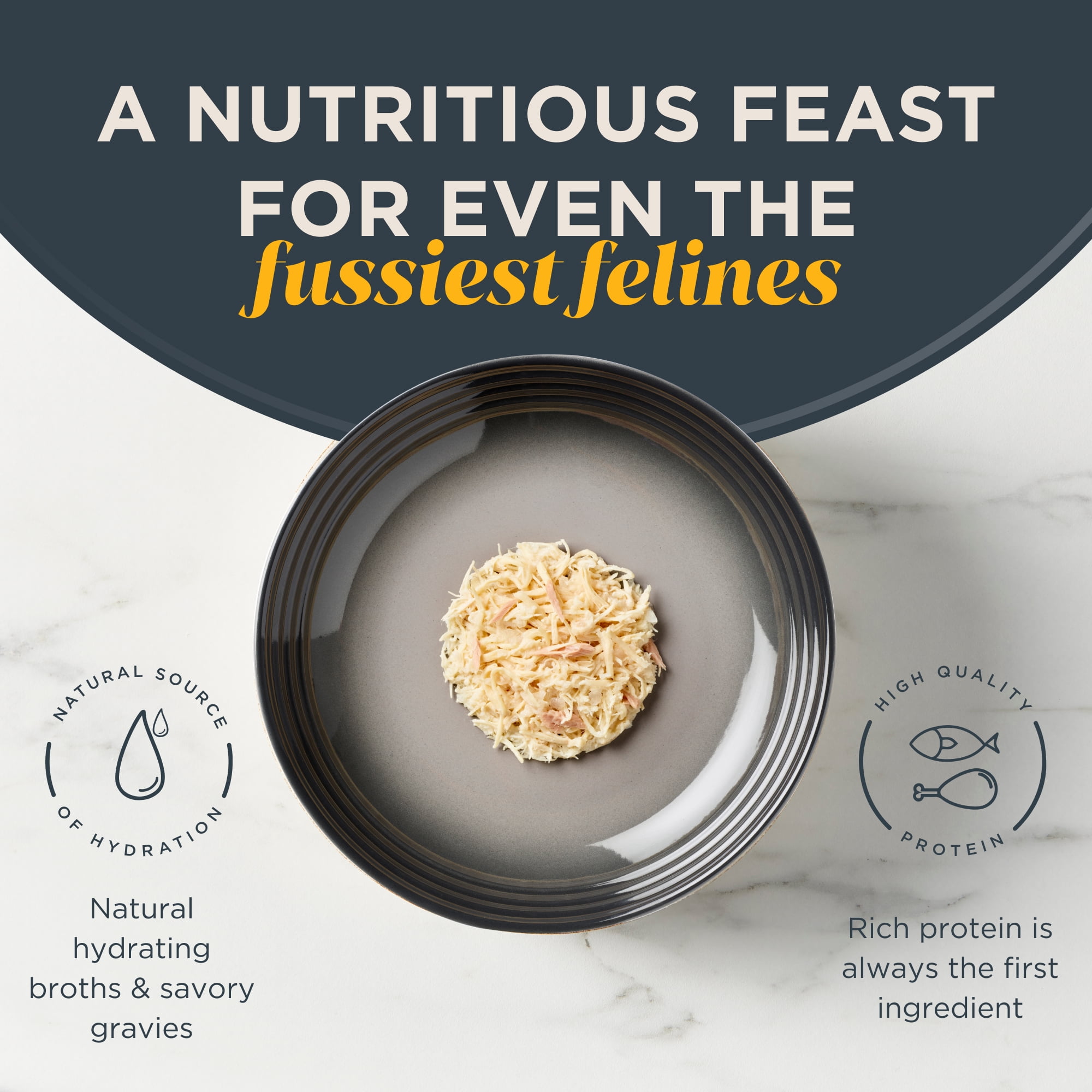 Reveal Natural Wet Cat Food, Chicken Breast with Tuna in Broth, 24 x 2.47oz Cans