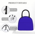 thumbnail image 5 of Defioc Darkblue Print LunchBag for Women and Men - Leakproof Cooler Tote Bag Organizer - Reusable Lunch Box for Office/Picnic/Hiking/Beach, 5 of 6