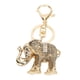 thumbnail image 3 of Llaveros para mujer BuyWeek Llavero de elefante retro galvanizado, 3 of 14