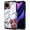 Rose White Marble, variant on Moto E6 Case, Kaesar Slim Hybrid Dual Layer Shockproof Hard Cover Graphic Fashion Cute Colorful Silicone Skin Cover Armor Case for Moto E6 (Green Marble)