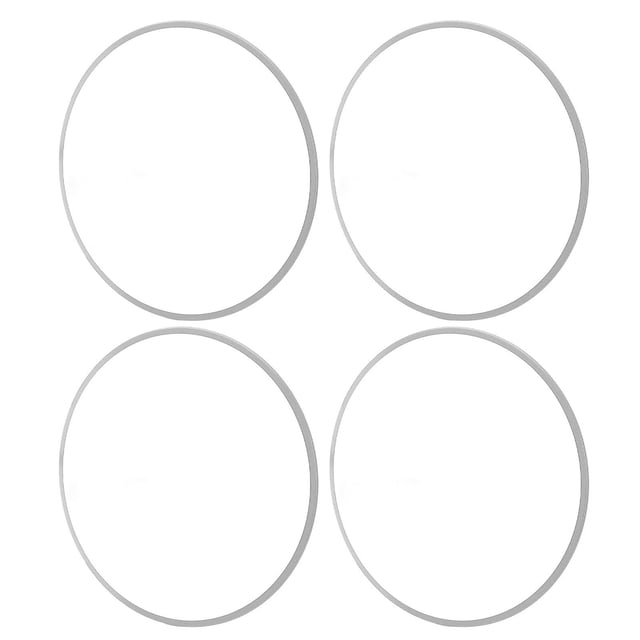 4PCS 16 Inch Wheel Rim Protector Anti Scratch Self Adhesive Aluminum Alloy Wheel Edges Trim Protector Ring