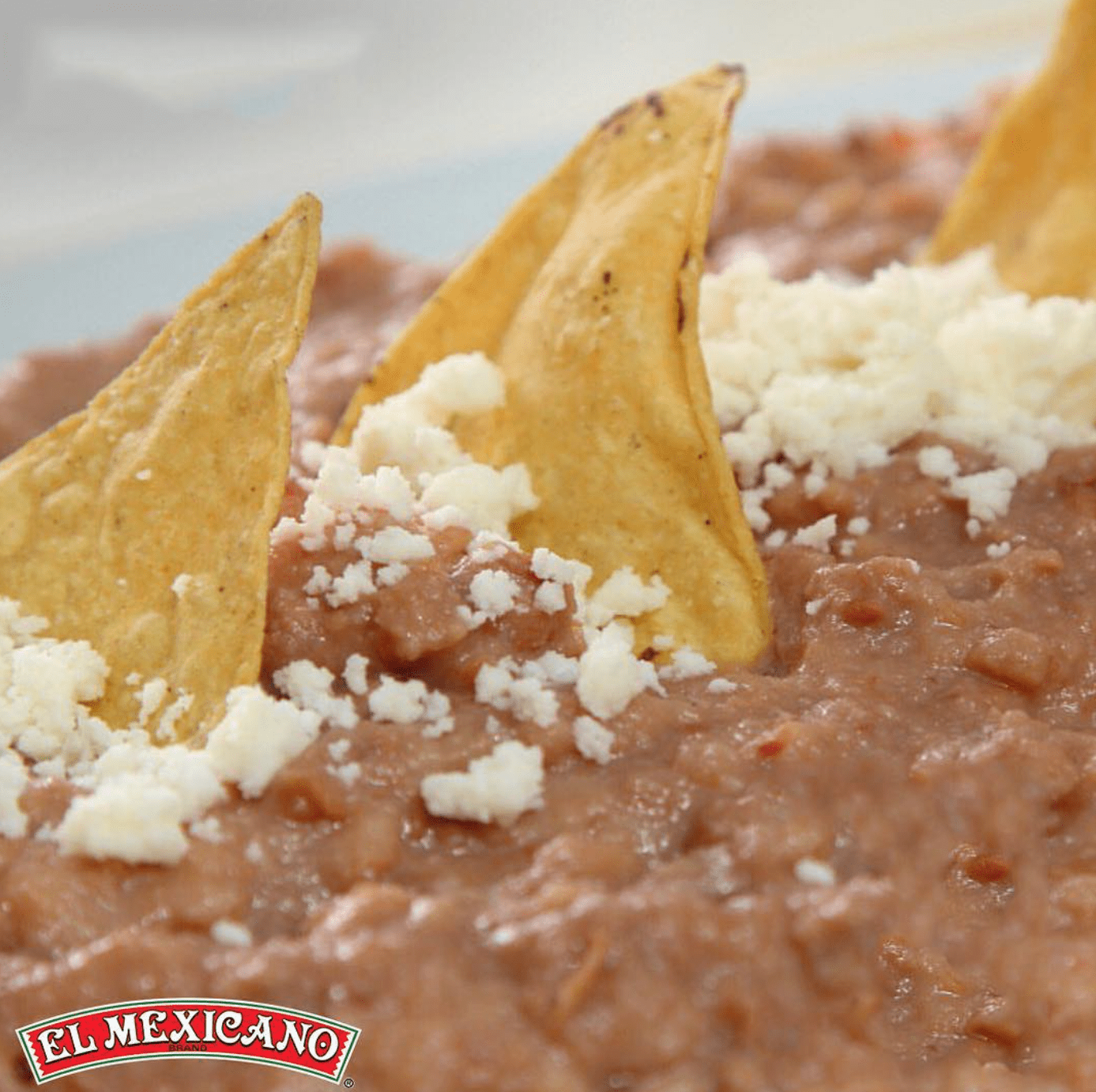 El Mexicano Refried Beans, Frijoles Bayos Refritos, 28 oz Can