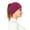 Purple, variant on Women Ponytail Beanie Winter Warm Soft Stretchy Knit Messy Bun Hat,Purple