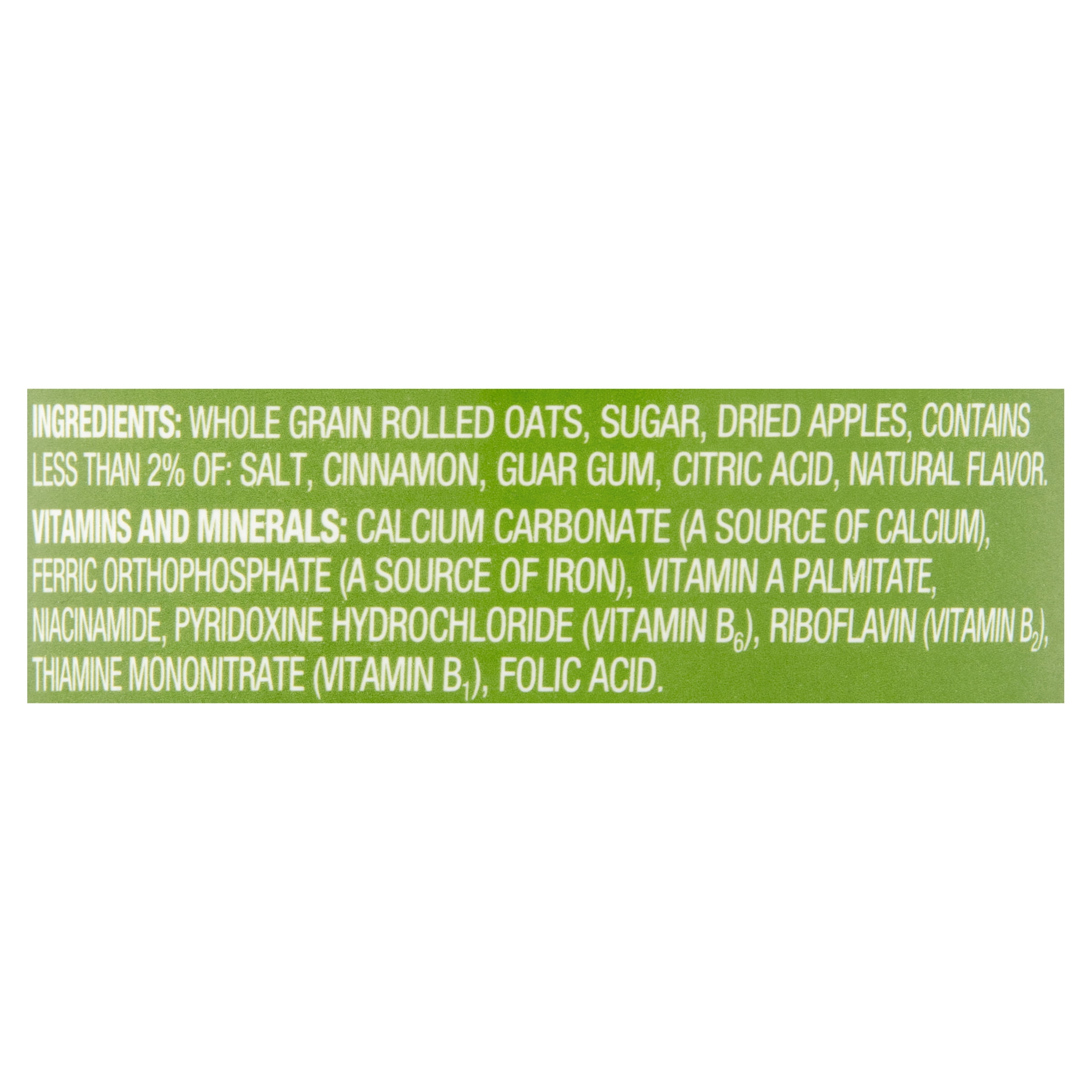Great Value Apples & Cinnamon Instant Oatmeal Cup, 1.51 oz