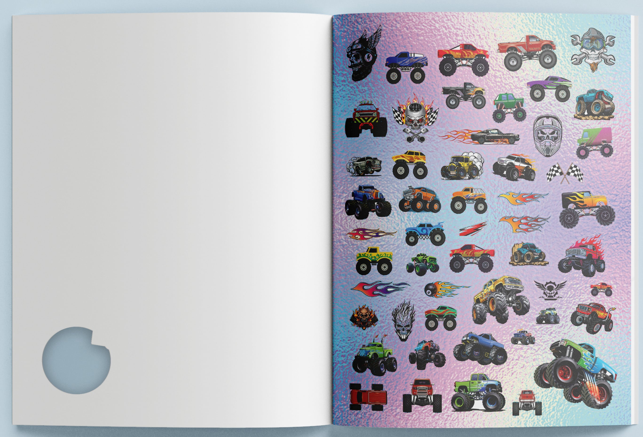 Hinkler Kaleidoscope Monster Machines Activity Book for Kids Ages 6 and up