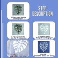 thumbnail image 4 of 60 Sheets Sun Art Paper Blue Format Paper A5 High Sensitivity Sun Paper (3.9 x 3.9 Inches), 4 of 5