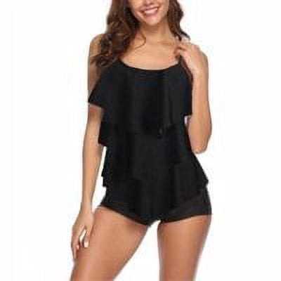 kurtrusly Maillot de Bain Boxeur Grande Taille pour Femmes