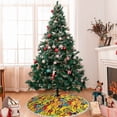thumbnail image 7 of Rocae Dancing African Women for Christmas Tree Skirt with Pom Pom Trim for Holiday Party for Holiday Home Decor Indoor Outdoor-48", 7 of 7