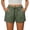 Bronze, variant on Pxxlle Plaid Shorts for Women Plus Size Knee Length Beach Vacation Shorts Summer Casual Elastic Waisted Shorts with Pockets Orange XXXL