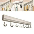 thumbnail image 4 of Gvyyzp Self adhesive Hooks Rack Wall Mounted Kitchen Utensils Row Hook Storage Lot K2, 4 of 8