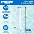 thumbnail image 4 of Swimline 5 Pack Cleaner Cartridge Replacement Element with Filter Technology, 4 of 7