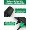 thumbnail image 3 of Locked Barbed Tee Connectors /\uD to /\uD Drip Irrigation Fittings Kit /mm to /mm Tube Lock Female Connector Way Barbed Lock Irrigation Parts for Watering System, 3 of 7