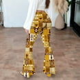 thumbnail image 4 of Levmjia Womens Flared Pants Vintage Modern Printed Slim High Waisted Casual Soft Stretchy Comfort Fit For Yoga Home Wear All Season Long Trousers, 4 of 9