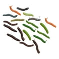 thumbnail image 3 of 22Pcs Simulation Caterpillars Trick Kit Scary Caterpillars PVC Trick Toys, 3 of 8