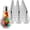 Silver Cap, variant on 40 Pcs 3.4 oz Plastic Light Bulb Jar Tutuviw Light Bulb Shaped Candy Jars Container Clear Fillable Plastic Light Bulbs for DIY Crafts Party Favors & Wedding Decor Supplies (Gold Lid)