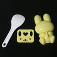 thumbnail image 1 of pitrice Little white rabbit sushi Rice and vegetable roll mould, 1 of 9