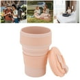 thumbnail image 1 of Tasse en Silicone Résistante aux Hautes Températures, Tasse Pliable pour Extérieur, Voyage, Gain de Place, Tasse Pliable Portable pour Randonnée, Camping, Pique-Nique, 1 of 7