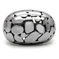 thumbnail image 3 of Luxe Jewelry Designs Stainless Steel Dome Shaped Women's Ring - Size 5 (Pack of 2), 3 of 4