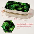 thumbnail image 5 of St. Patrick's Day Velvet Portable Jewelry Organizer Box with Removable Compartment - Gift and Jewelry Display, 5 of 7