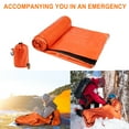 thumbnail image 7 of PERCEN Rectangular Bivy Sleeping Bag, Orange, 7 of 7
