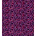 thumbnail image 3 of Jungle Duvet Cover Set, 80s Style Vintage Leopard Skin Radiant Colors Tiger Savannah Print, Decorative 2 Piece Bedding Set with 1 Pillow Shams, Twin Size, Royal Blue and Hot Pink, by Ambesonne, 3 of 3