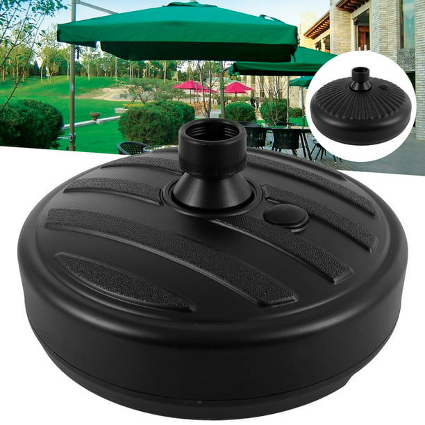 Willstar Parasol Base Garden Umbrella Stand 17kg Heavy Duty Round Patio Weight Water Or Sand Filled For Outdoor Yard B Com - How Heavy Should My Patio Umbrella Base Be