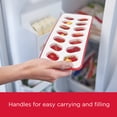 thumbnail image 3 of Rubbermaid 6013371 Plastic & Silicone Ice Tray, Red & White, 3 of 5