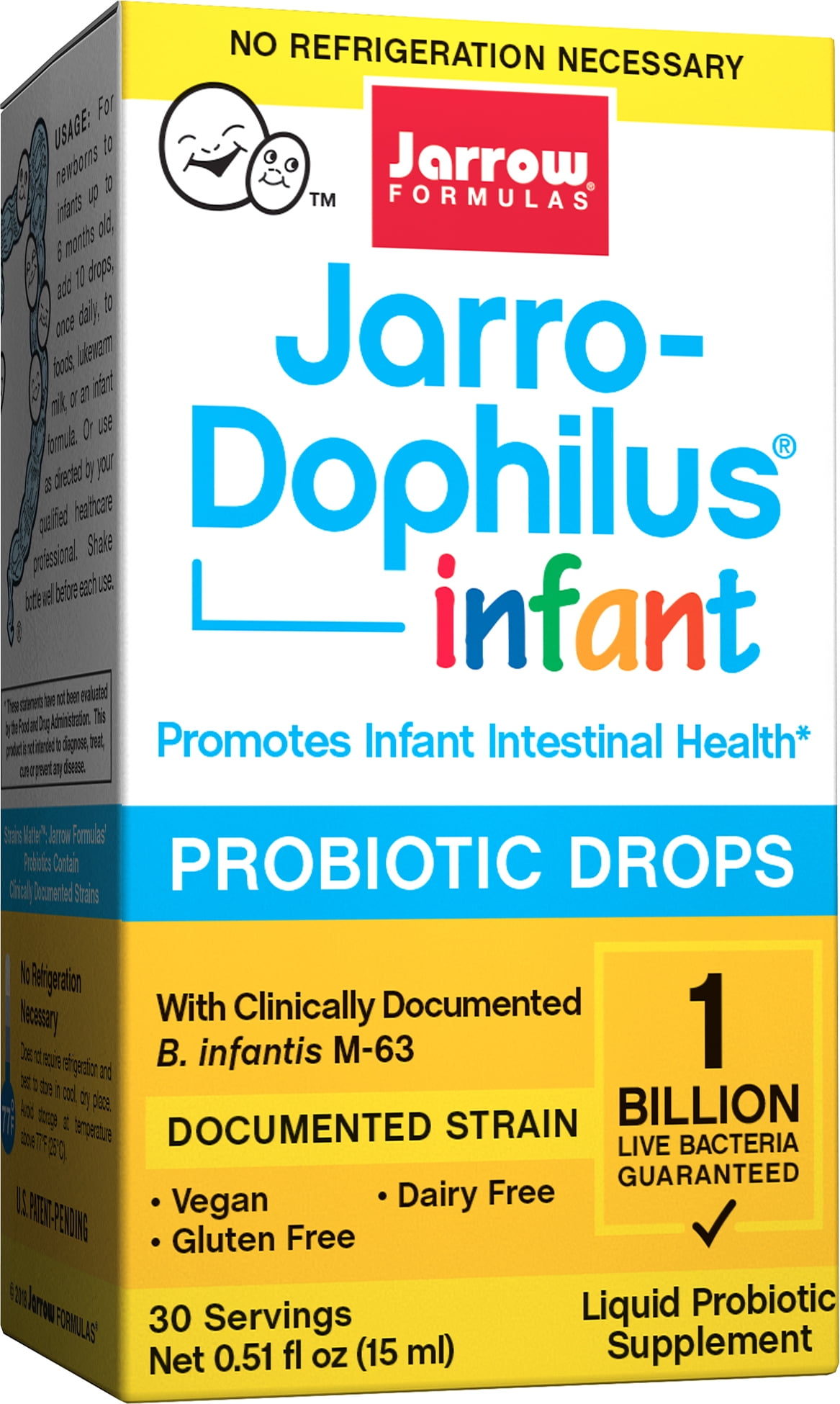 Jarrow Formulas Infant, Promotes Infant Intestinal Health, 1 Billion Cells, 15ml