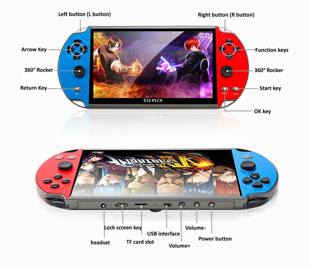 ultimate retro handheld game console x12