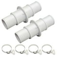 thumbnail image 1 of 2 Pcs 1-1/4" Or 1-1/2" Pool Hose Connector Coupling for Swimming Pool Vacuum, 1 of 9